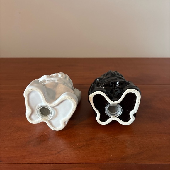 Vintage Gnome Salt & Pepper Shakers – Black & White - Picture 5 of 6